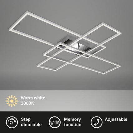 Briloner - LED Stmievateľný prisadený luster FRAME LED/50W/230V