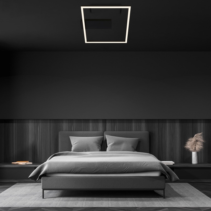 Briloner - LED stropné svietidlo FRAME LED/14W/230V 3000K 30x32 cm čierna