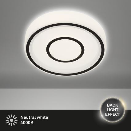 Briloner - LED Stropné svietidlo SIRKEL LED/12W/230V čierna