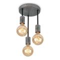 Briloner - Luster na lanku HENGA 3xE27/60W/230V