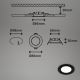 Briloner - SADA 3x LED Kúpeľňové podhľadové svietidlo LED/3W/230V IP23