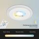 Briloner - SADA 3x LED RGBW Stmievateľné kúpeľňové podhľadové svietidlo LED/5W/230V 3000-6500K IP44 + diaľkové ovládanie
