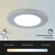 Briloner - SADA 3x LED Stmievateľné kúpeľňové podhľadové svietidlo LED/4,8W/230V 3000-6500K IP44 + diaľkové ovládanie