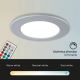 Briloner - SADA 3x LED RGBW Stmievateľné kúpeľňové podhľadové svietidlo LED/4,8W/230V 3000-6500K IP65 + diaľkové ovládanie