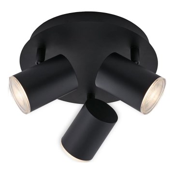 Briloner&nbsp;10476229 - Kúpeľňové bodové svietidlo 3xGU10/5W/230V IP44 čierna