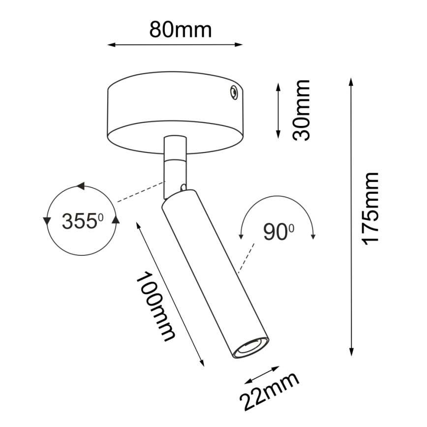 Brosline - Bodové svietidlo 1xG9/2,5W/230V biele