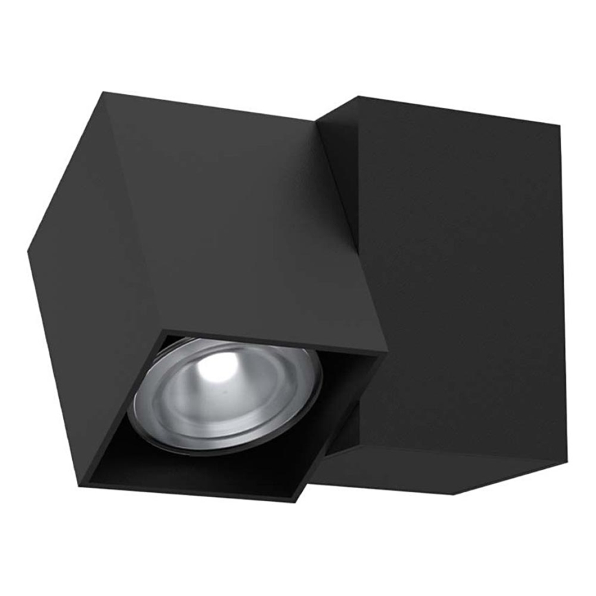 Brosline - Nástenné bodové svietidlo 1xGU10/10W/230V čierne