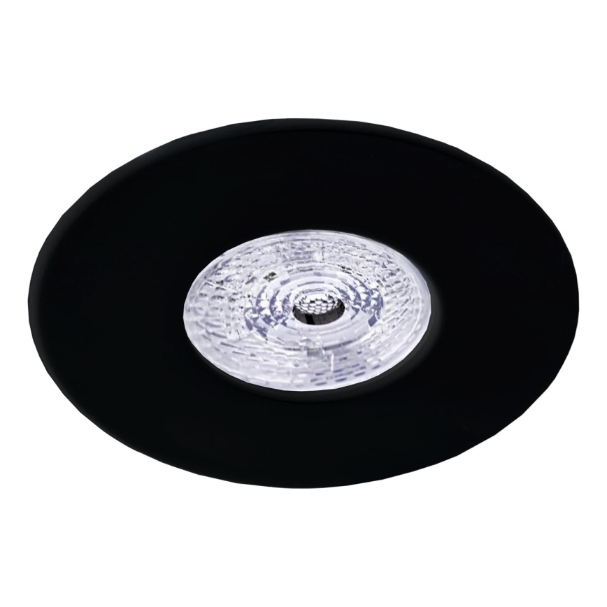 Brosline - Podhľadové svietidlo 1xGU10/10W/230V čierne