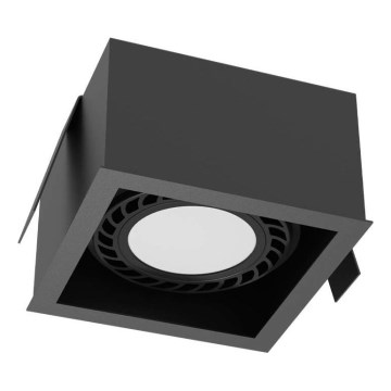 Brosline - Podhľadové svietidlo 1xGU10/18W/230V čierne