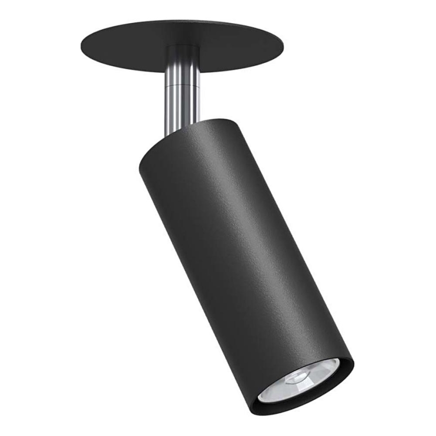 Brosline - Zapustené bodové svietidlo 1xGU10/4W/230V čierna