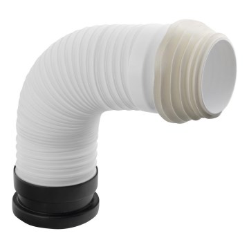 Bruckner - Flexi pripojenie k WC 45 cm biela/čierna