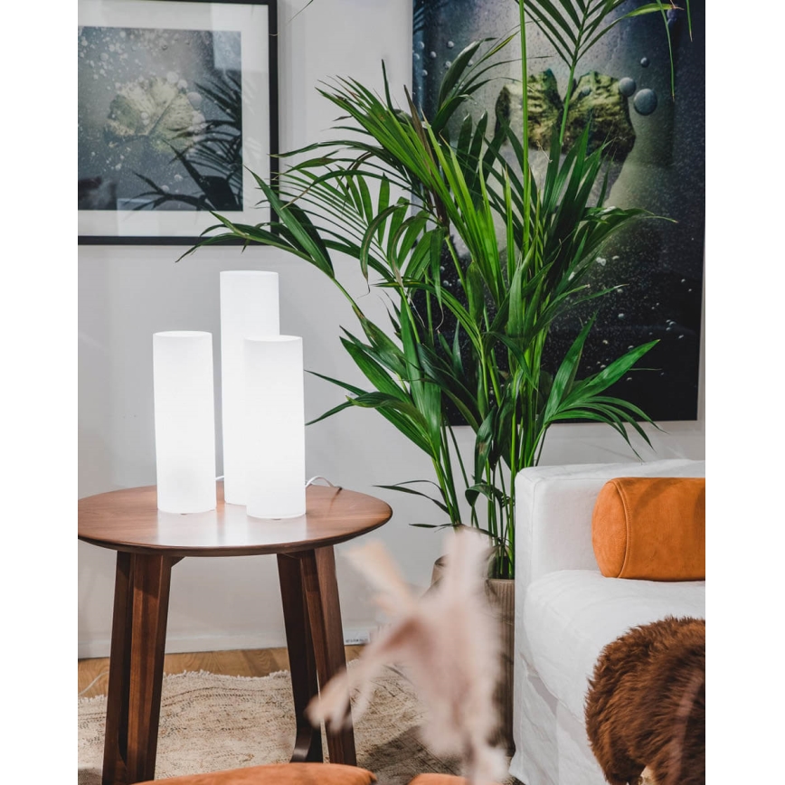 ByRydens - Stolová lampa FLAKE 1xE27/8W/230V biela