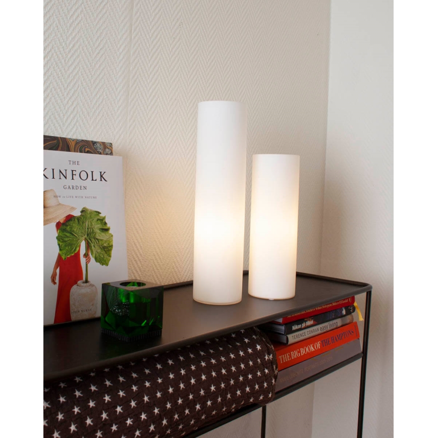 ByRydens - Stolová lampa FLAKE 1xE27/8W/230V biela