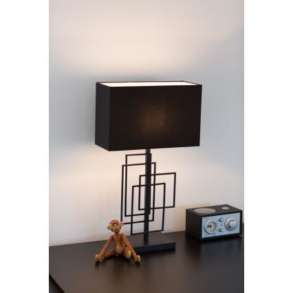 ByRydens - Stolná lampa PARAGON 1xE27/5W/230V čierna