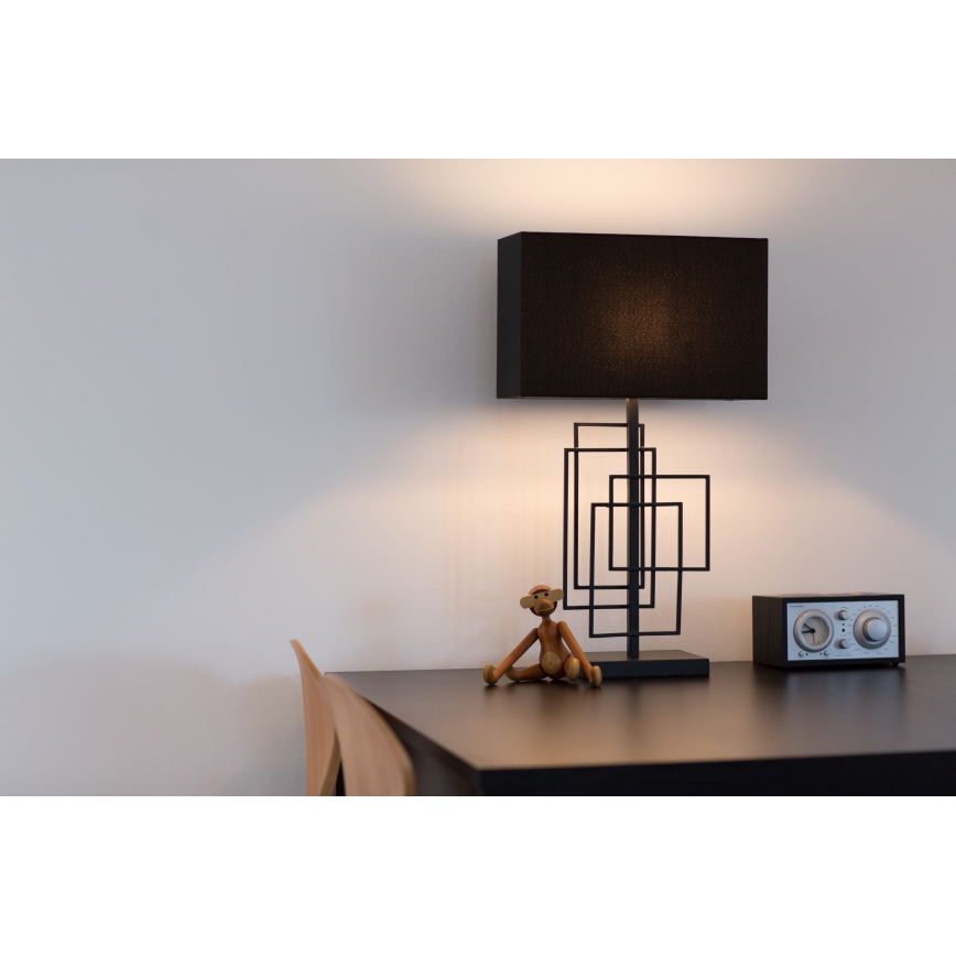 ByRydens - Stolová lampa PARAGON 1xE27/5W/230V čierna