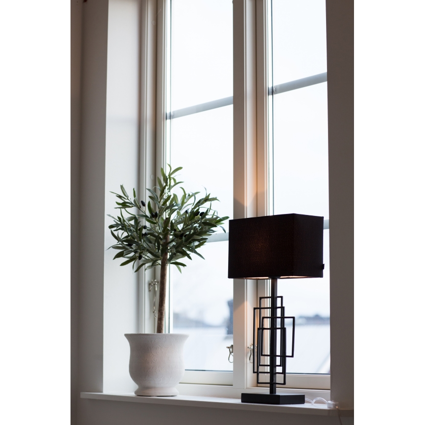 ByRydens - Stolová lampa PARAGON 1xE27/5W/230V čierna