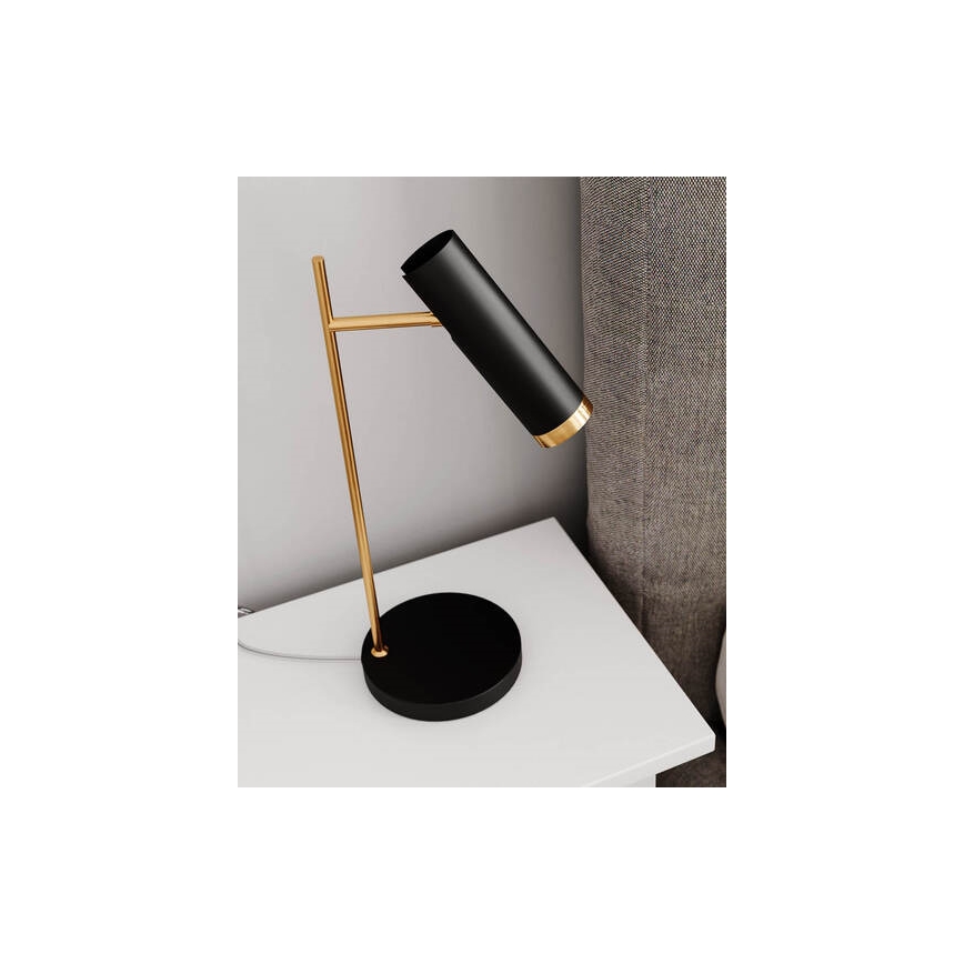 ByRydens - Stolná lampa PULS 1xGU10/7W/230V čierna