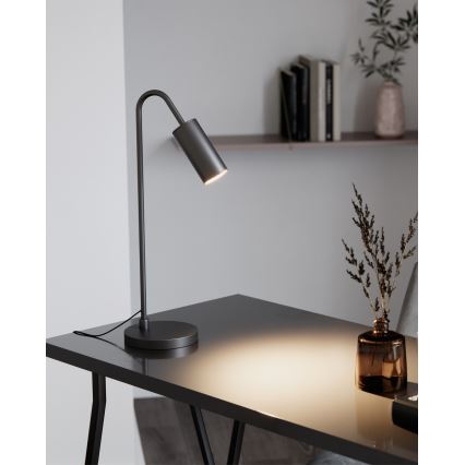 ByRydens - Stolná lampa CURVE 1xGU10/7W/230V čierna