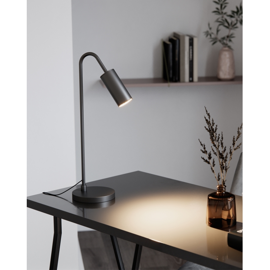 ByRydens - Stolná lampa CURVE 1xGU10/7W/230V čierna