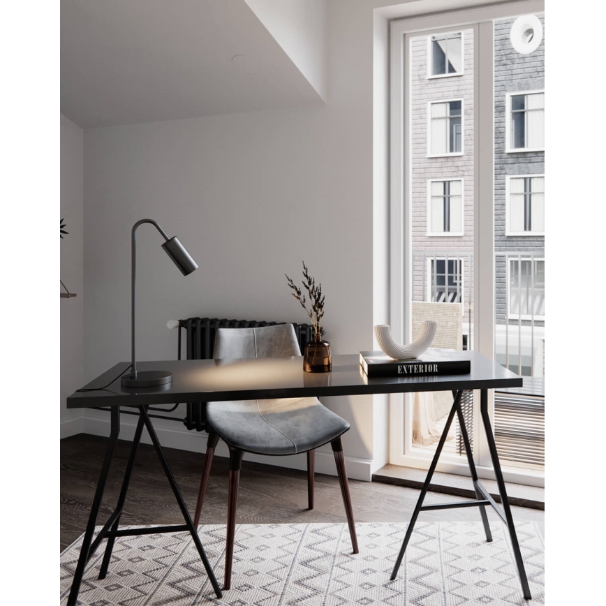 ByRydens - Stolná lampa CURVE 1xGU10/7W/230V čierna