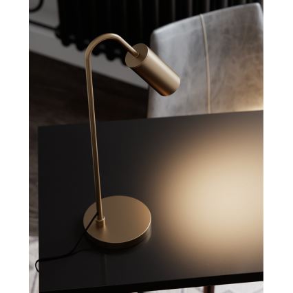 ByRydens - Stolová lampa CURVE 1xGU10/7W/230V zlatá