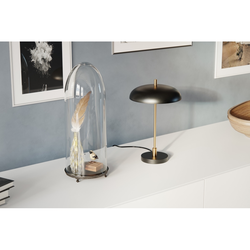 ByRydens - Stolná lampa SHELBY 3xG9/5W/230V čierna/zlatá