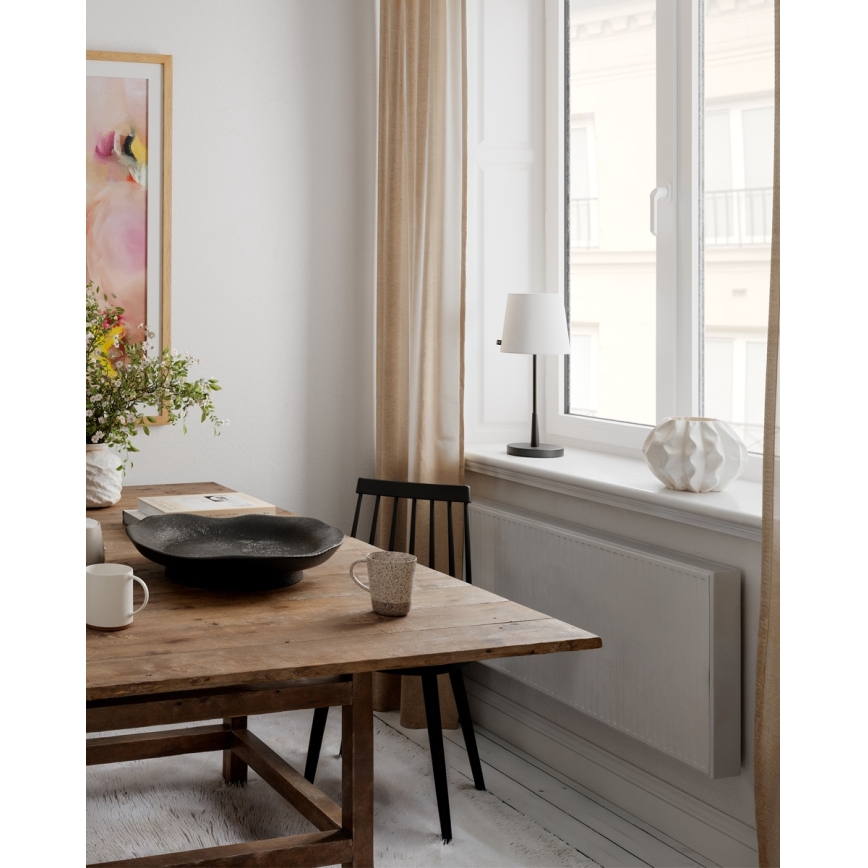 ByRydens - Stolná lampa LUMI 1xE27/8W/230V biela/čierna 48,5 cm