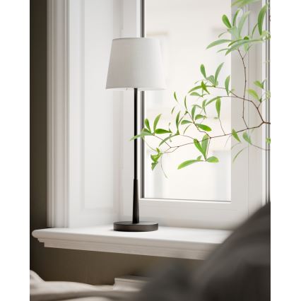 ByRydens - Stolná lampa LUMI 1xE27/8W/230V biela/čierna 68,5 cm