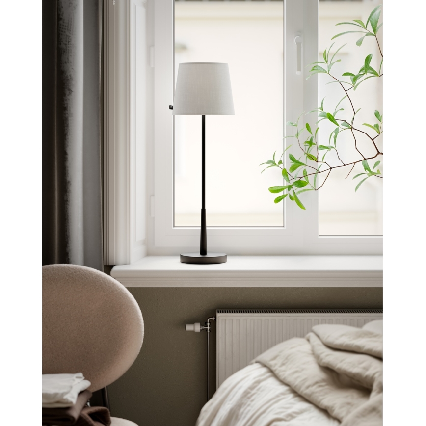 ByRydens - Stolná lampa LUMI 1xE27/8W/230V biela/čierna 68,5 cm
