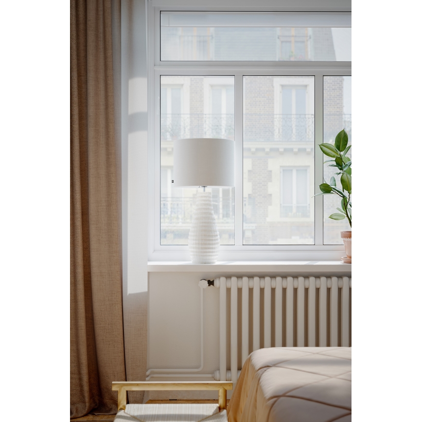 ByRydens - Stolná lampa BARTHA 1xE27/8W/230V krémová