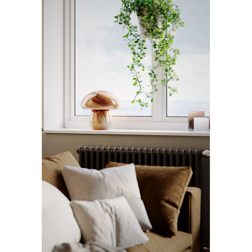 ByRydens - Stolná lampa MIRA MUSHROOM 1xE27/8W/230V hnedá