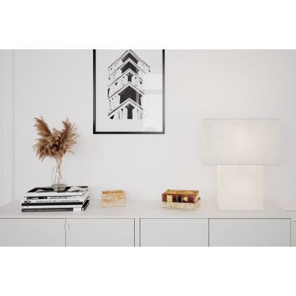 ByRydens - Stolná lampa iSQUARE 1xE27/8W/230V biela