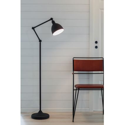 ByRydens - Stojacia lampa BAZAR 1xE27/5W/230V čierna