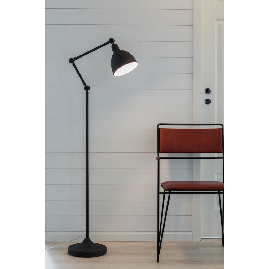 ByRydens - Stojacia lampa BAZAR 1xE27/5W/230V čierna