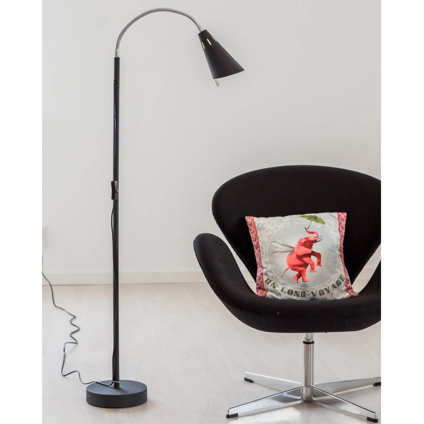 ByRydens - Stojacia lampa BEST 1xE14/5W/230V čierna
