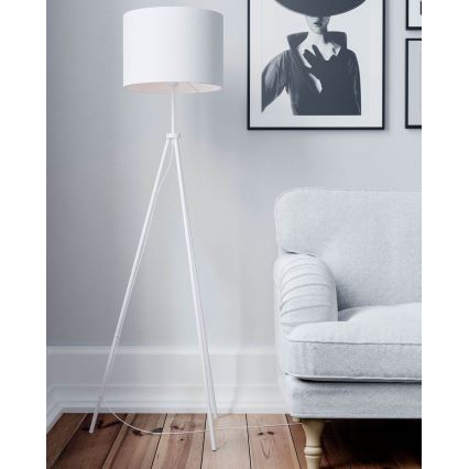ByRydens - Stojacia lampa RINA 1xE27/5W/230V biela