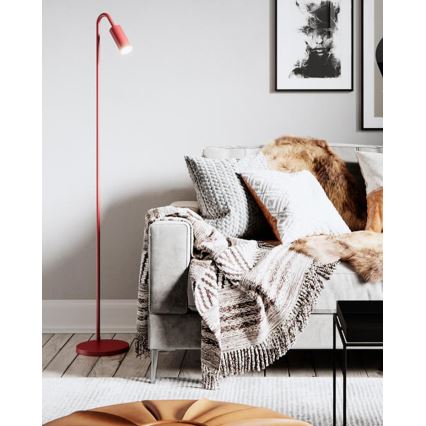 ByRydens - Stojacia lampa CURVE 1xGU10/7W/230V červená