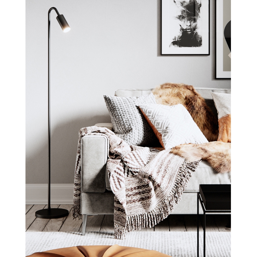 ByRydens - Stojacia lampa CURVE 1xGU10/7W/230V čierna