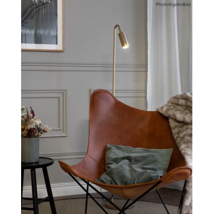 ByRydens - Stojacia lampa CURVE 1xGU10/7W/230V zlatá