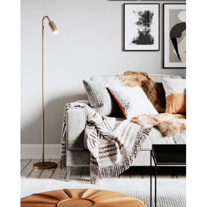 ByRydens - Stojacia lampa CURVE 1xGU10/7W/230V zlatá