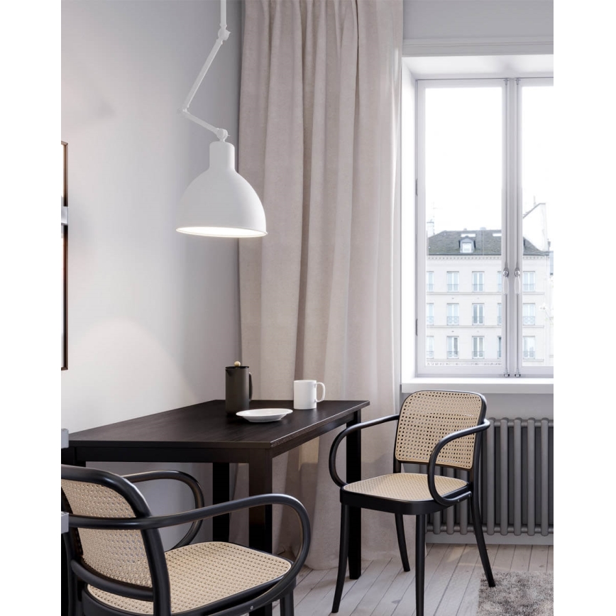 ByRydens - Luster na tyči BAZÁR 1xE27/5W/230V biela