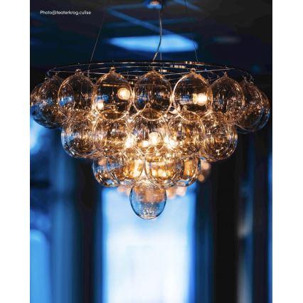 ByRydens - Závesný luster na lanku GROSS GIANT 8xE27/8W/230V