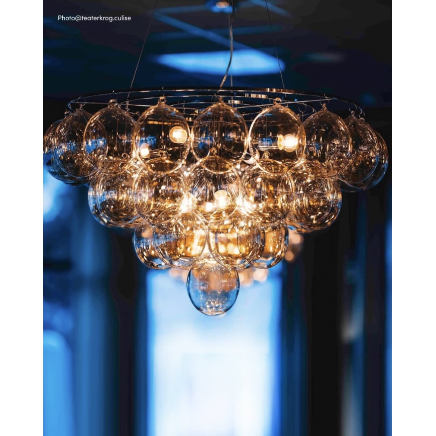 ByRydens - Závesný luster na lanku GROSS GIANT 8xE27/8W/230V