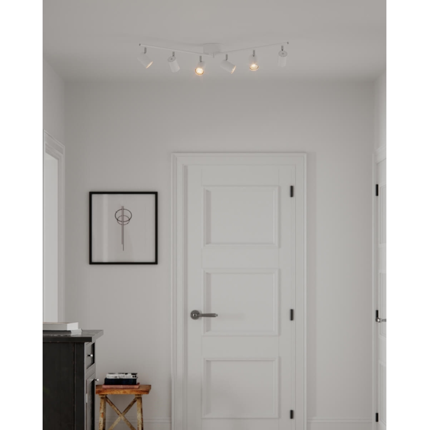 ByRydens - Bodové svietidlo CORRECT 6xGU10/7W/230V biela