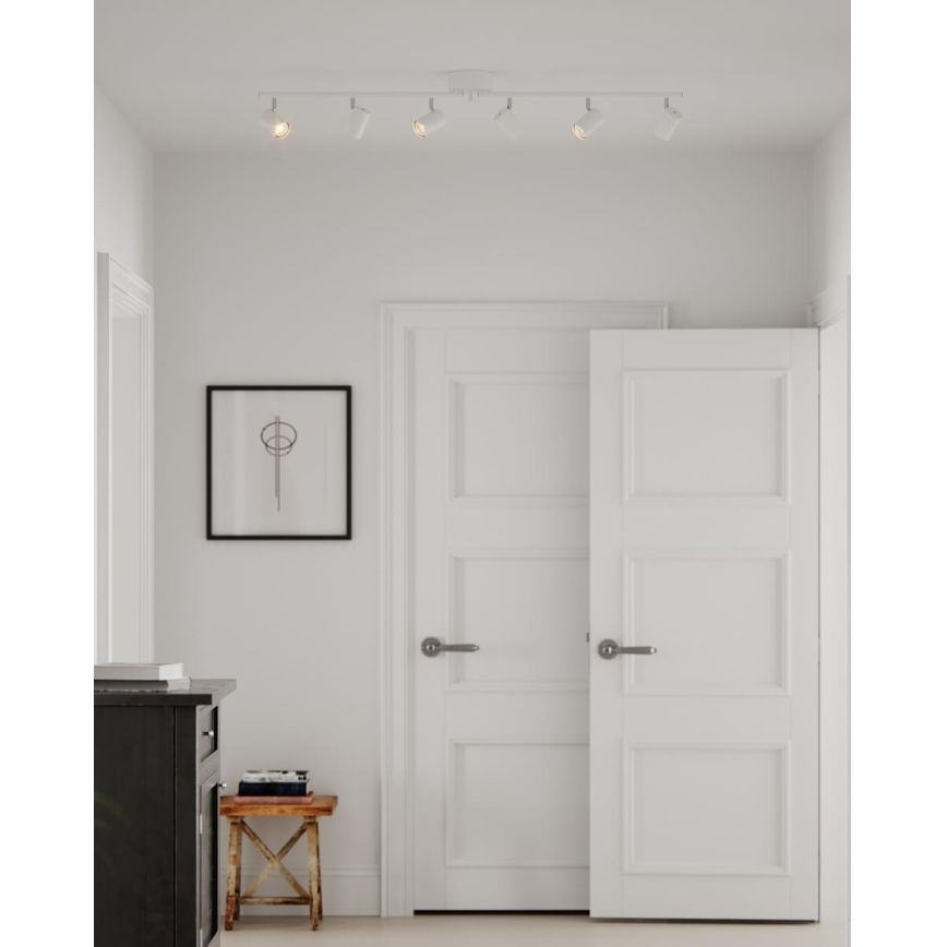 ByRydens - Bodové svietidlo CORRECT 6xGU10/7W/230V biela