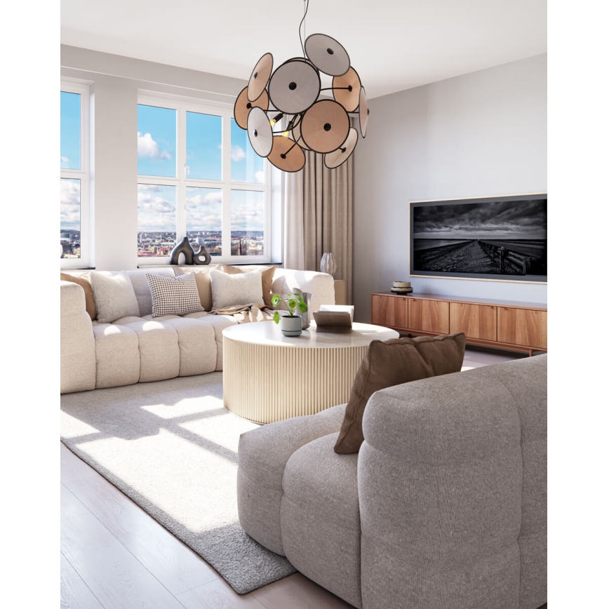 ByRydens - Závesný luster na lanku CAPPELLO 4xE14/5W/230V