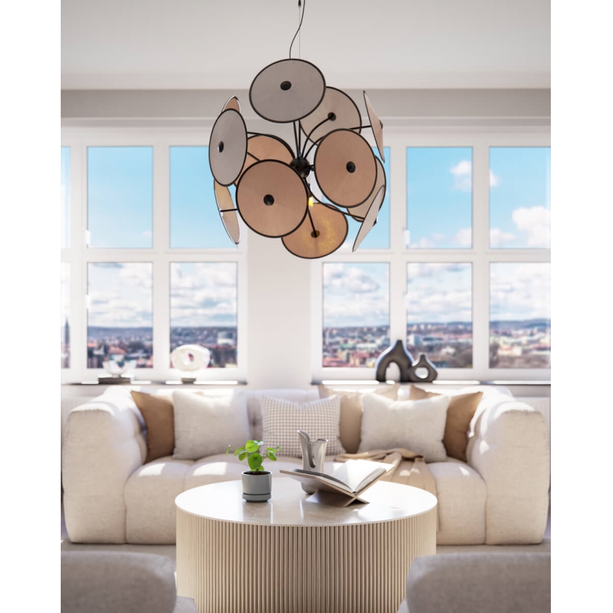 ByRydens - Závesný luster na lanku CAPPELLO 4xE14/5W/230V