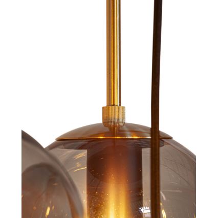 ByRydens - Závesný luster na lane LAURA 7xE27/8W/230V