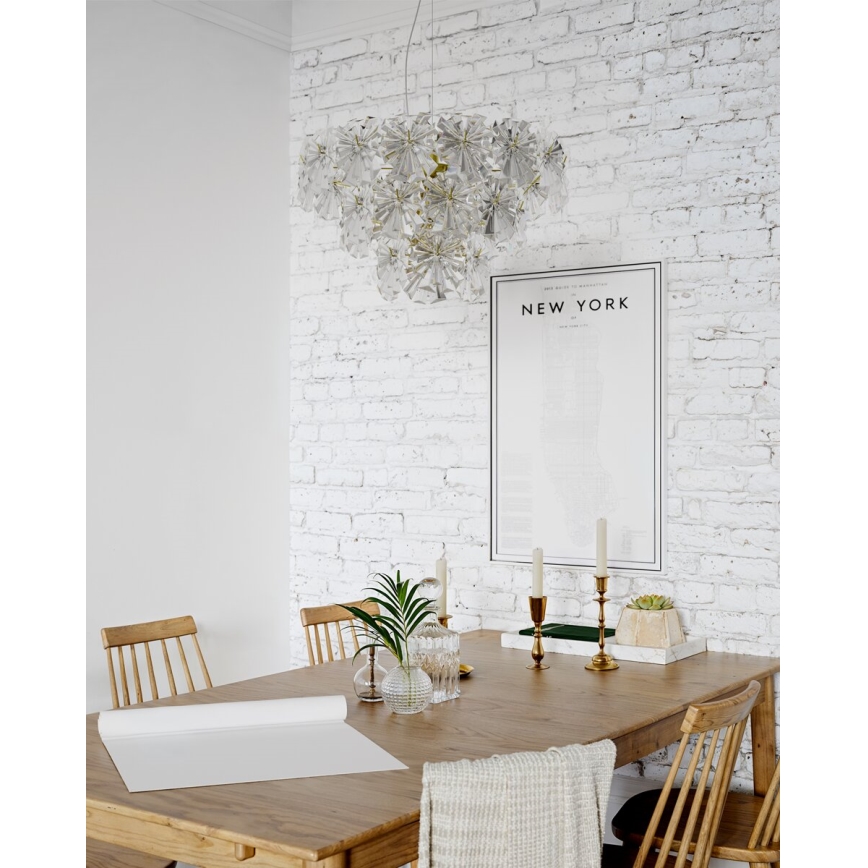 ByRydens - Závesný luster LORRAINE na lanku 5xE14/8W/230V