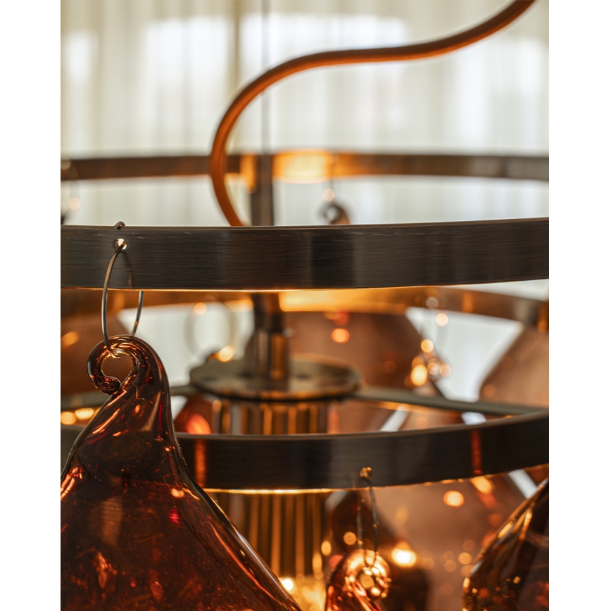 ByRydens - Závesný luster GEMMA na lanku 1xE27/5W/230V